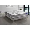 Image de Pack prÃªt a dormir matelas Latex + memoire de forme ACTILATEX PUR 160x200cm + sommier KIT gris + 2 oreillers + couette