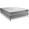 Image de Ensemble matelas Latex + memoire de forme ACTILATEX PUR 180x200cm 3zones de confort + sommier KIT gris