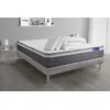 Image de Pack prÃªt a dormir matelas ACTIMEMO PLUS 180x200 Memoire de forme 7zones confort + sommier KIT gris + 2 oreillers + couette