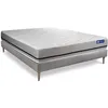 Image de Ensemble matelas 200x200 ACTIMEMO SOFT 3zones de confort + sommier KIT gris