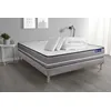 Image de Pack prÃªt a dormir matelas a memoire ACTIMEMO PUR 140x200cm 3zones de confort + sommier KIT gris + 2 oreillers + couette