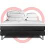 Image de Pack prÃªt a dormir VITAL FORM 160 x 200 cm sommier Kit noir