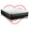Image de Ensemble VITAL SOFT 200 x 200 cm sommier Kit Noir