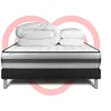 Image de Pack prÃªt a dormir VITALPOWER RECOVER 140 x 190 cm sommier Kit noir