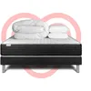 Image de Pack prÃªt a dormir VITALMEMO ONE 180 x 200 cm sommier Kit noir