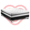 Image de Ensemble VITALMEMO BACK 140x200cm sommier kit Noir