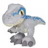 Image de Peluche Dinosaure T-Rex Gris 26 Cm - Dino Tyrannosaure - Doudou Enfant - Jurassic World - Nouveaute