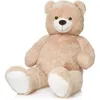 Image de Peluche MÃ©ga Ours Beige 1 MÃ¨tre 20 - Sam Xxl - Peluche Geante 120 Cm - Grand Doudou - Enfant