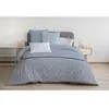 Image de Parure De Couette 100% Coton Bleu 220x240 Cm