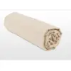 Image de Lovely Home Drap Housse 100% Coton - 180 X 200 + Bonnet 30 Cm - Beige Clair