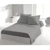 Image de Drap Plat - Home Linge Passion - Microfibre 82 G - 240 X 300 Cm - Gris Clair