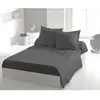 Image de Drap Plat - Home Linge Passion - Microfibre 82 G - 240 X 300 Cm - Anthracite