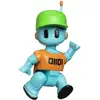 Image de Figurine articulÃ©e - BANDAI - Stumble Guys - Robot Guy - 11 cm - Avec stickers
