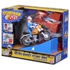 Image de Playset Moto Stunt Bandai Stuntman Stu COSS8201 - Moto 18 cm et figurine 12 cm