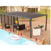 Image de Pergola Bioclimatique En Aluminium Xxl + 5 Panneaux- 21,52 M2 - Toit En Lames Mobiles - Gris Anthracite