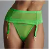 Image de Porte-Jarretelles Corps à Corps Néon Vert Fluo