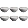 Image de Bol Stone Ã17,5cm - 6 PiÃ¨ces - Gris Lune