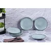 Image de Lot De 6 Assiettes Ã Pain En GrÃ¨s Gris D16