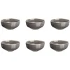 Image de Bol Stellar Ã14cm - 6 PiÃ¨ces - Gris BÃ©ton