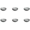 Image de Lot De 6 Petites Assiettes En GrÃ¨s Gris D10