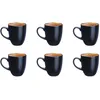 Image de Mug Iris 40cl - 6 PiÃ¨ces - Marron Sauvage