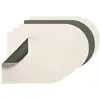 Image de Set de table rectangovale rÃ©versible - 6 piÃ¨ces - blanc crÃ¨me et vert