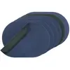 Image de Set de table ovale rÃ©versible - 6 piÃ¨ces - bleu nuit et anthracite