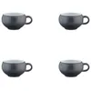 Image de Tasse Gourmet 12cl - 4 PiÃ¨ces - Onyx