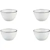 Image de Bol Pure Ã12cm - 4 PiÃ¨ces - Blanc Neige