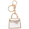 Image de Porte clé Sc Crystal  B4309-DORE-BLANC P29454866