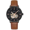 Image de Montre Pierre Lannier  Montre Homme TRIO Noir Cuir Brun P24742152
