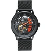 Image de Montre Pierre Lannier  Montre Homme PADDOCK Orange Acier milanais Noir P28461190