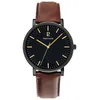 Image de Montre Pierre Lannier Essential Cadran Noir Bracelet Cuir Brun