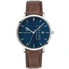 Image de Montre Pierre Lannier  Montre Homme DATA Bleu Cuir Brun P28461176