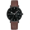 Image de Montre Pierre Lannier  Montre Homme DATA Noir Cuir Brun P28461177