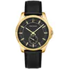Image de Montre Homme Metropolitain Cadran Noir Bracelet Cuir Noir