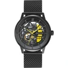 Image de Montre Pierre Lannier  Coffret Homme PADDOCK Jaune Cuir perforé Noir P28134991