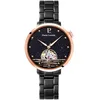 Image de Montre Femme Australe Gris Cadran Noir Bracelet Acier Gris 14 Mm