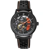 Image de Montre Pierre Lannier  Montre Homme PADDOCK Orange Cuir Noir P28974736