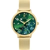Image de Montre Pierre Lannier  Montre Femme TALLIA Vert Acier milanais Doré P29414546