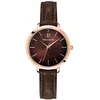 Image de Montre Femme Pierre Lannier Cuir Chocolat Collection Chouquette