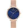 Image de Montre Pierre Lannier  Montre Femme ELARA Bleu Acier milanais Doré-rose P24742137