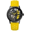 Image de Montre Pierre Lannier  Montre Femme PADDOCK Noir Cuir Jaune P29761473