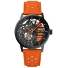 Image de Montre Pierre Lannier  Montre Femme PADDOCK Noir Cuir Orange P29761476