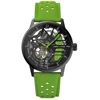 Image de Montre Pierre Lannier  Montre Femme PADDOCK Noir Cuir Vert P29761475