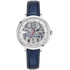 Image de Montre Pierre Lannier  Montre Femme COEUR BATTANT Argenté Cuir Bleu P29307201