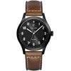 Image de Montre Pierre Lannier  Montre Homme AVIATEUR Gris Cuir Brun P30848458