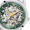 Image de Montre Femme Thea ArgentÃ© Cadran Vert Bracelet Acier ArgentÃ© 18 Mm