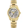 Image de Montre Femme Thea DorÃ© Cadran ArgentÃ© Bracelet Acier DorÃ© 18 Mm
