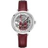 Image de Montre Pierre Lannier  Montre Femme CATHEDRALE Argenté Cuir Bordeaux P30848446